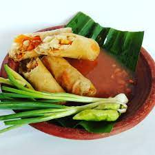 Lumpia Rebung Ayam Wortel Saus Tauco