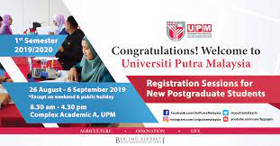 Universiti putra malaysia 43400 upm serdang selangor darul ehsan, malaysia. School Of Graduate Studies Upm Registration Package For 1st Semester 2019 2020 Intake Https Sgs Upm Edu My Content Registration Package For 1st Semester 2019 2020 Intake 50799 Upm Postgraduate Student Handbook Http Sgs Upm Edu My Upload Dokumen