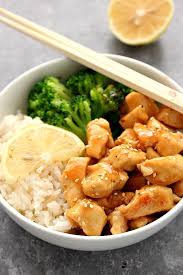 Honey Lemon Chicken Rice Bowls Recipe Quick And Easy Dinner Idea That S Better Than Takeout This Sweet A Honey Lemon Chicken Lemon Chicken Rice Bowls Recipe