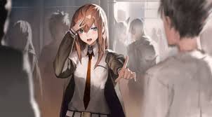Everyday's the same boring routine, to the library and back home where he lives alone. Makise Kurisu Okabe Rintarou Anime Wallpaper Hd Anime 4k Wallpapers Images Photos And Background Wallpapers Den Steins Gate 0 Steins Anime