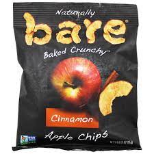 Bare Snacks 100 Natural Crunchy Apple Chips Cinnamon 0 53 Oz Bare Snacks Apple Chips Organic Chips