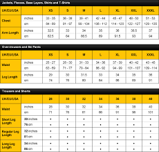 mens clothing size chart mens clothing size guides