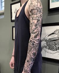 By Venom Bleu Noir Paris Tattoo Tattoo Sleeve Men Tattoo Sleeve Designs Full Sleeve Tattoos