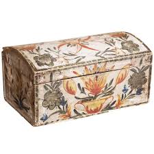 Antique Painted Storage Box Antique Boxes Antique Paint Box Art