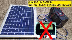 They are not nearly as powerful as standard car battery chargers, so you shouldn't expect to charge your battery as quickly as you would with a regular charger. How To Charge 12v Battery With Solar Panel Without Solar Charge Controller Youtube