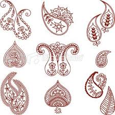 Mehndi Paisley Deigns Royalty Free Stock Vector Art Illustration Paisley Tattoos Mehndi Patterns Henna Patterns
