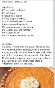 Easy Sweet Potato Pie Sweet Potato Pie Easy Sweet Potato Pie Sweet Potato Pies Recipes