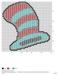 The fun comes with the addition of simple triangular ears and stitched face and whisker embellishments. Dr Seuss Hat By Tricia Wall Hanging Plastic Canvas Patterns Plastic Canvas Ornaments Plastic Canvas Coasters