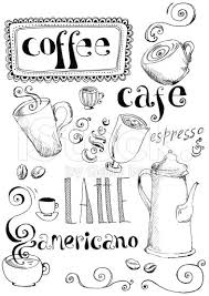 Hand Drawn Coffee Doodles With Images Coffee Doodle Doodles How To Draw Hands
