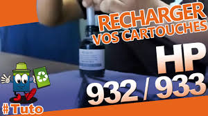 Genuine ink for your hp mon imprimante n'imprimais qu'en majenta. 932 933 Cartouche Hp 932 933 Comment Recharger Les Cartouches Youtube