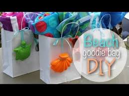 Beach Goodie Bags Diy Youtube