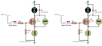 Circuit Diagram Of 2n7000 N Channel Mosfet Circuit Diagram Electronics Projects Channel