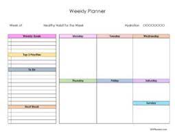 free printable and editable weekly planner 101 designs
