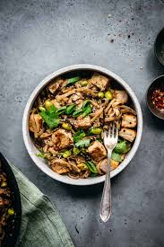 Small take away restaurant, which was always fairly busy. Vegan Rice Noodles With Crispy Tofu And Mushrooms Crowded Kitchen
