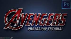 Avengers Text Style Photoshop Tutorial Youtube