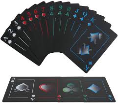 The deck is manufactured by idea international. Amazon Com Joyoldelf Creative Playing Cards Plastic Pvc Waterproof Poker Deck Of Cards With Black Backing In Box For Cardistry Magic Trick And Party Toys Games