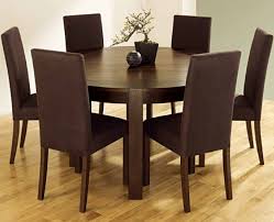 Round dining room tables sets. Round Modern Dining Table For 6 Novocom Top