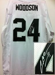Charles cameron woodson (born october 7, 1976) is an american former professional football player who was a defensive back in the national football league (nfl). Nike Raiders 24 Charles Woodson White Men S Stitched Nfl Elite Autographed Jersey Sale Big Discount In Top Quality