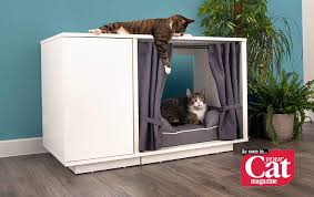 Use the comparison table for a quick penn plax modern cat bed, round stylish cat furniture for all breeds and sizes. Luxury Indoor Cat House Maya Nook