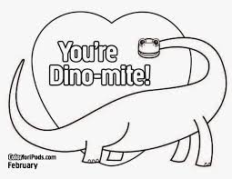 They are perfect for classroom gifts, neighbor treats, and valentines party favors! Dinosaur Valentines Coloring Pages For Kids Coloring And Drawing