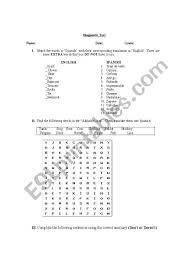 7th grade is a crucial stage in a student's developmental cycle. English Worksheets Diagnostic Test For Seventh Grade