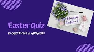 Every item on this page was chosen by a woman's day editor. Easter Quiz 15 Questions And Answers Easter Bible Trivia Quiz Countdown Youtube