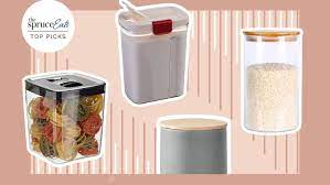 Bake it collection flour storage container with measuring cup; The 10 Best Dry Food Storage Containers In 2021