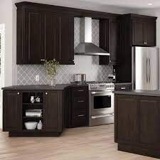Read more reviews and amazing espresso kitchen cabinets designs, ideas and photos/pictures. Hampton Bay Designer Series Gretna Assembled 30x24x12 In Wall Kitchen Cabinet In Espresso W3024 Gres The Home Depot