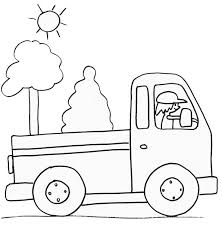 Coloriage camion à imprimer du livre de coloriage camion. Coloriage D Un Camion Tete A Modeler