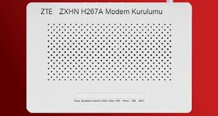 Zte Zxhn H267a Modem Kurulumu Modem Kurulumu