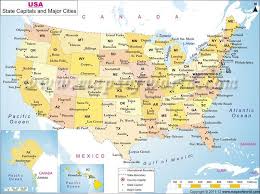 This interactive map allows students to click on each of the 50 states to learn their facts and statistics. Mow Amz On Twitter United States Map Us Map With Cities Usa Map