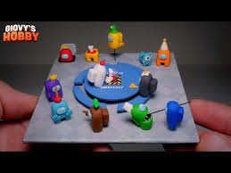 Making Among Us Miniature Diorama Polymer Clay Tutorial Youtube In 2020 Clay Tutorials Polymer Clay Tutorial Clay