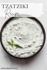 Authentic Tzatziki Sauce The Real Deal Salt Baker Food Tzatziki Recipes Recipes