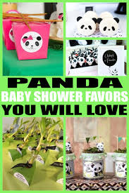 Who knew that coming up with neutral baby shower ideas could be so easy? Panda Baby Shower Favors