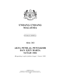 A copy (1) form q or form k from lembaga penilai pentaksir & ejen hartanah malaysia (if relevant) or; Pdf Undang Undang Malaysia Akta Penilai Pentaksir Dan Ejen Harta Tanah 1981 Property Agent Academia Edu