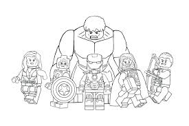 Avengers coloring pages see also… Lego Avengers Coloring Pages For Kids Drawing With Crayons