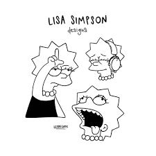 Her custom dress is a black dress and combat boots with a severe black. Aesthetic Lisa Simpson Drawing Step By Step Novocom Top