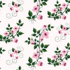 Vintage floral pattern with pink flowers at aged wood texture and hand written text. Free Vector Vector Retro Floral Pattern With Flowers