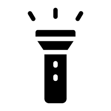Flashlight Icon Light Illumination Torch Electronics Flashlight Exploration Tools And Utensils Light Icon Flashlight Icon