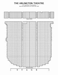 Arlington Theater Seating Chart Awesome Santa Barbara