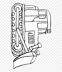 Bulldozer monster truck coloring page; Construction Truck Coloring Pages 41 Kleurplaat Bulldozer Clipart 1251659 Pinclipart