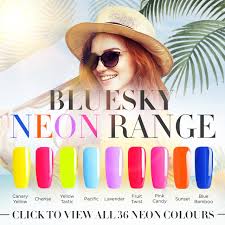Bluesky Neon Range Uv Led Soak Off Gel Manicure 10ml 36