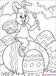 Los dibujos para colorear son especialmente. Dibujos Para Pintar Del Conejo De Pascua Para Colorear