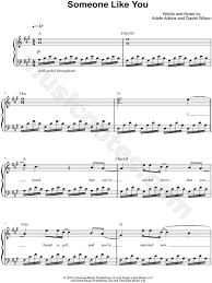 Adele Someone Like You Sheet Music Easy Piano In A Major Transposable Download Print Sheet Music Cello Music Violin Music