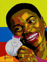 El próximo jueves 10 de julio, la colombiana caterine ibargüen, campeona olímpica, y la venezolana. Obra De Arte Caterine Ibarguen Mena Artistas Y Arte Artistas De La Tierra