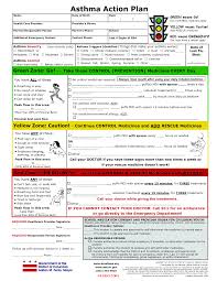 Asthma Action Plan4 Asthma Treatment Asthma Asthma Symptoms