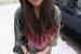 Short Purple Hair With Pink Tips