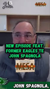 Former Eagles Tight End, John Spagnola, joins the show this week! Great  conversation with someone who happens to know what it is like to wear the  Eagles green in a Super Bowl!, #NFL ...