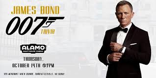 007 returns in quantum of solace and inspires us (again) to live on the edge.in style. James Bond 007 Trivia At Alamo Drafthouse Cinema Charlottesville Alamo Drafthouse Cinema Charlottesville 14 October 2021