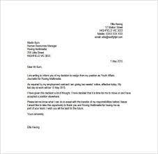 17 Job Resignation Letter Templates Free Sample Example Format Download Free Premium Templates
